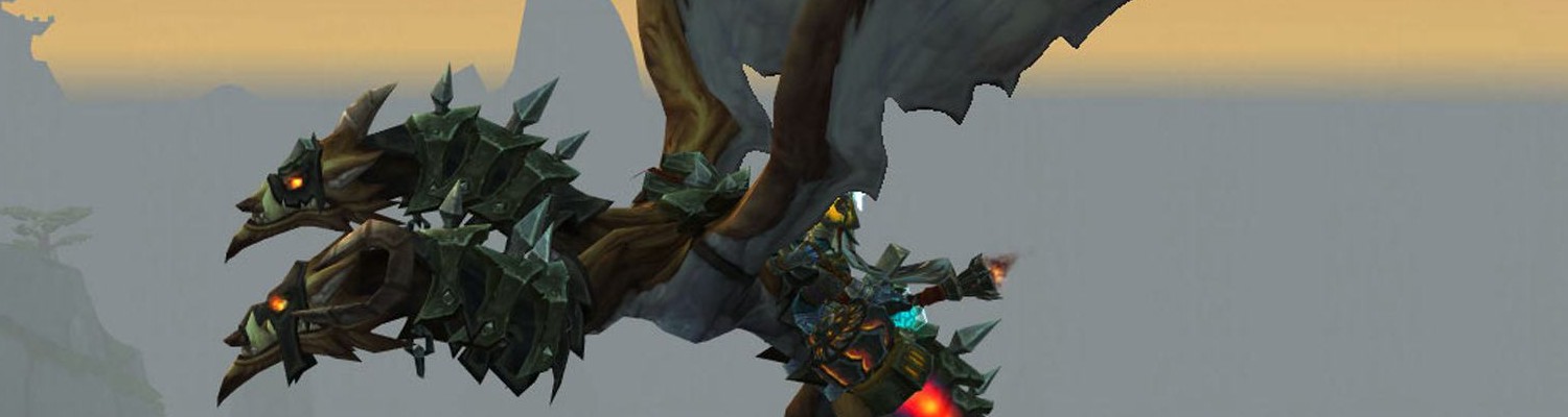 Iron Skyreaver w World of Warcraft bg